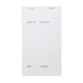 G525 Carbonless Waiter Pad Triplicate (Pack of 50)