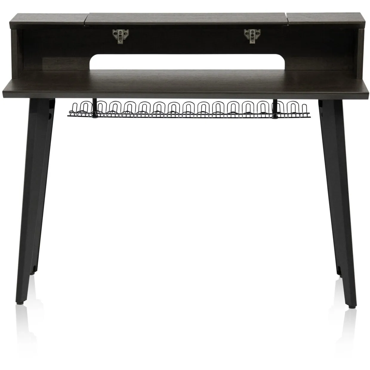 Gator GFW-ELITEKEYTBL61-BRN Elite Furniture Series Keyboard Table - 61-Note, Dark Walnut