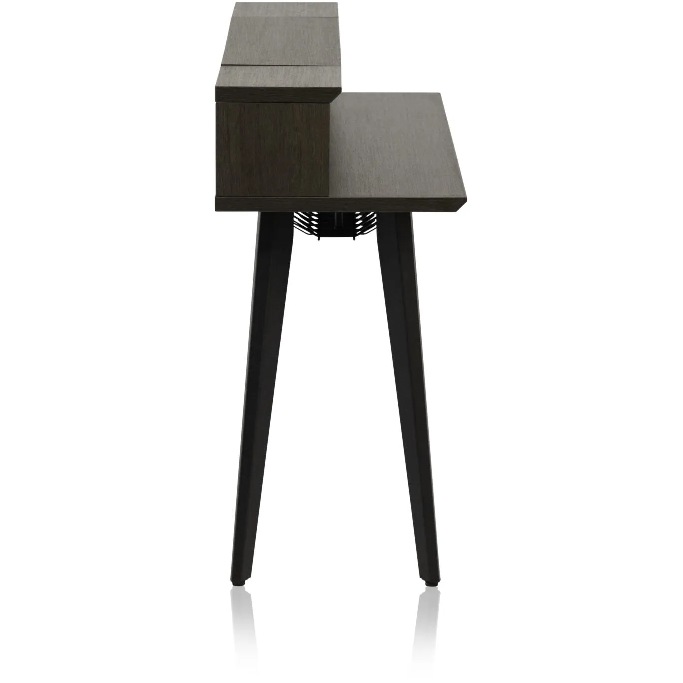 Gator GFW-ELITEKEYTBL61-BRN Elite Furniture Series Keyboard Table - 61-Note, Dark Walnut