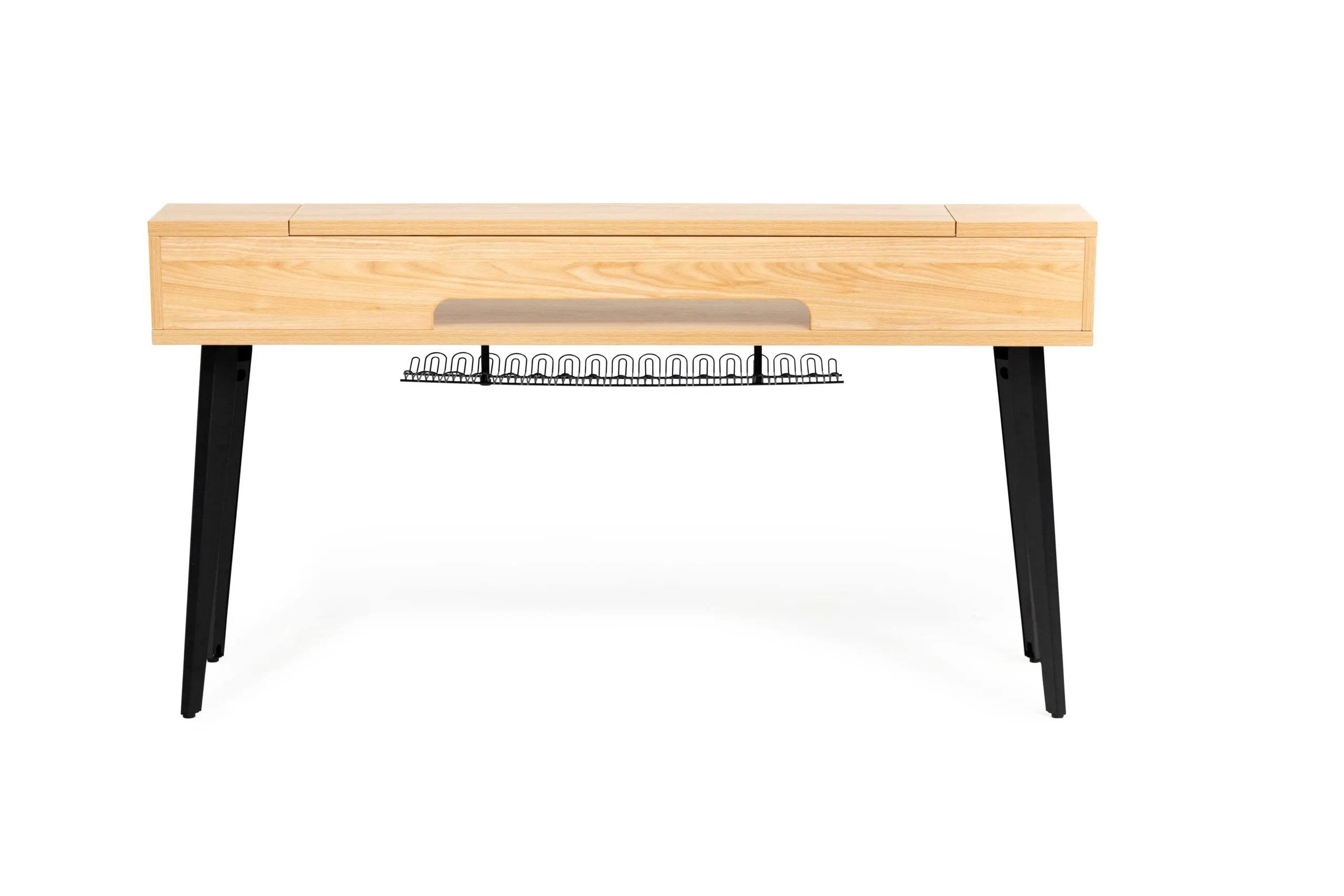 Gator GFW-ELITEKEYTBL88-MPL Elite Furniture Series Keyboard Table - 88-Note, Natural Maple