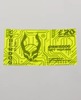 GIFT VOUCHER 20.00 GBP