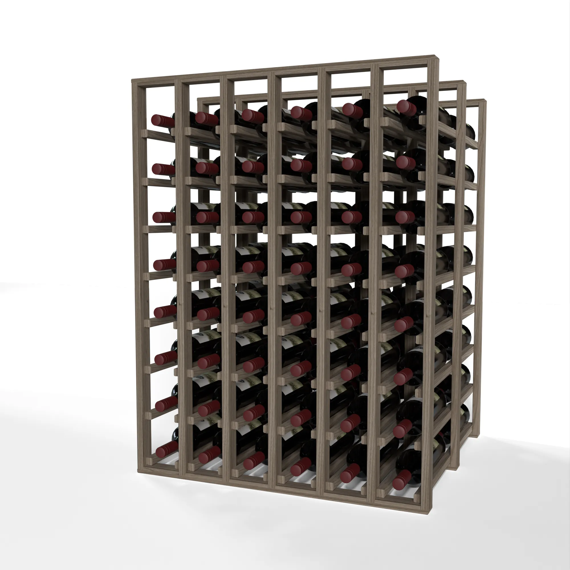 GrandCellar™ - 6 Column Full-Depth Double Deep Wine Rack - 36"