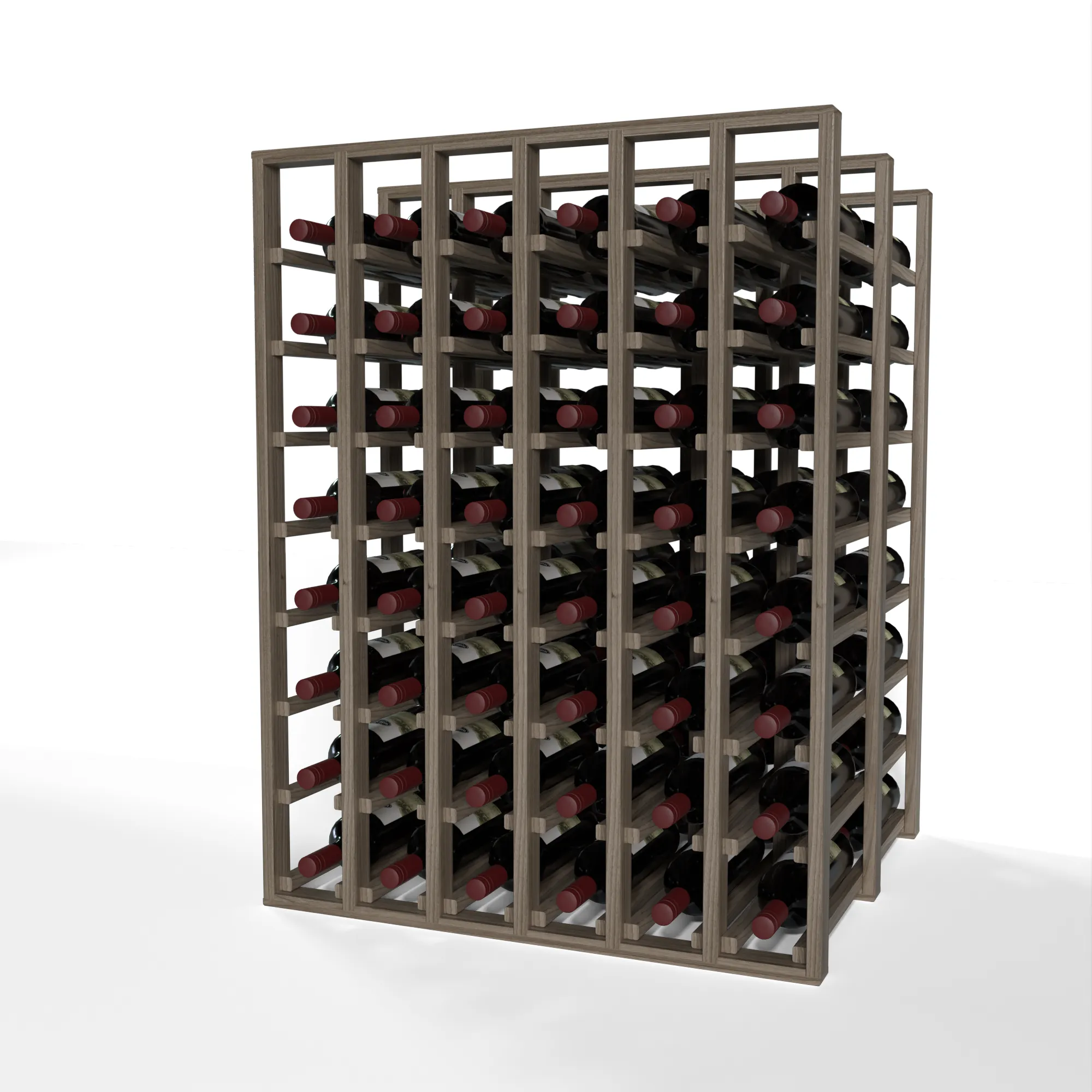GrandCellar™ - 6 Column Full-Depth Double Deep Wine Rack - 36"
