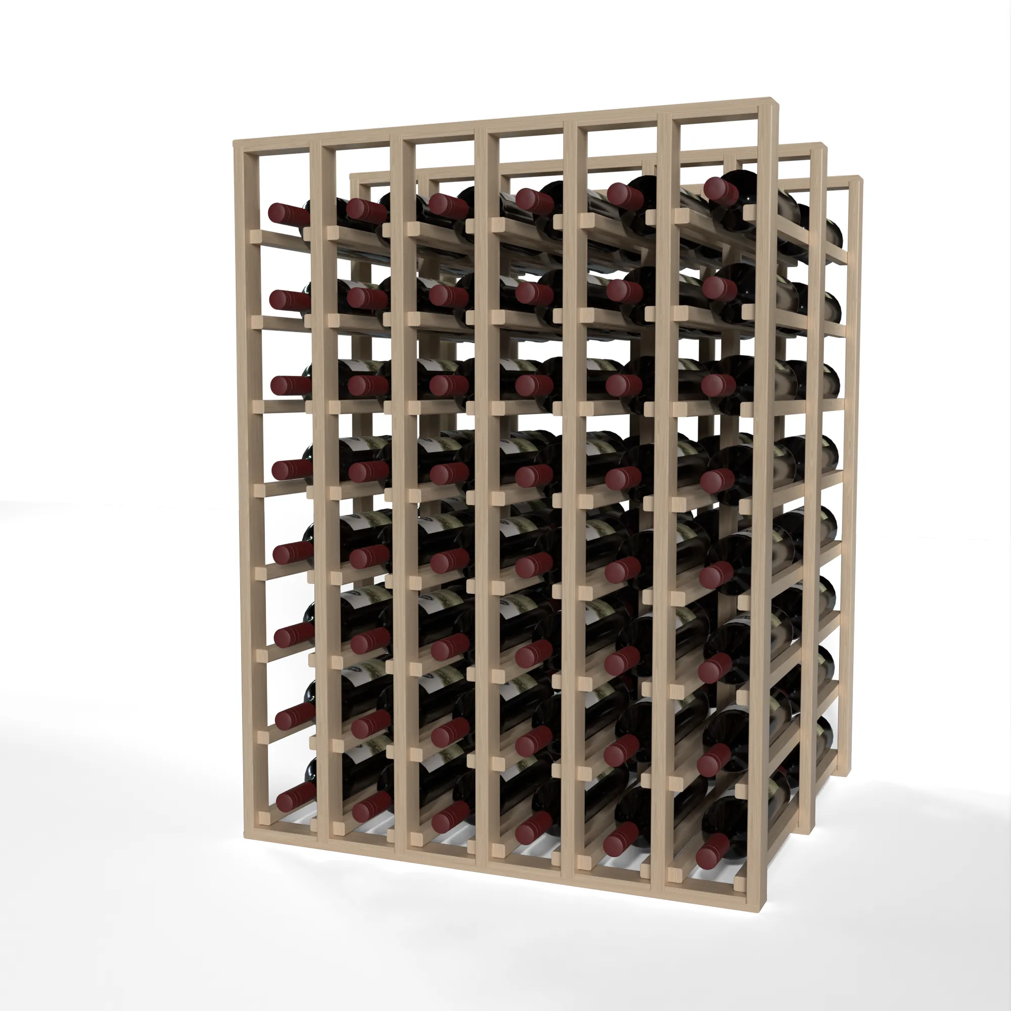 GrandCellar™ - 6 Column Full-Depth Double Deep Wine Rack - 36"