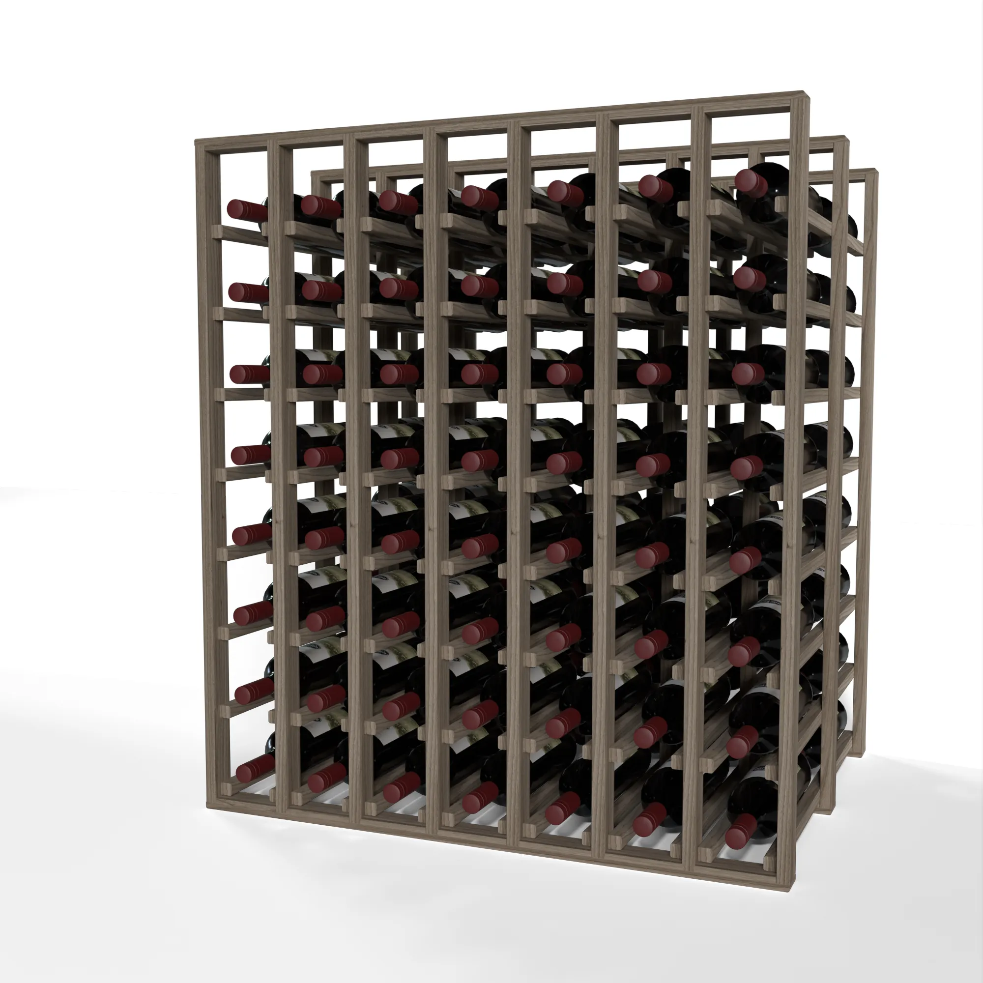 GrandCellar™ - 7 Column Full-Depth Double Deep Wine Rack - 36"
