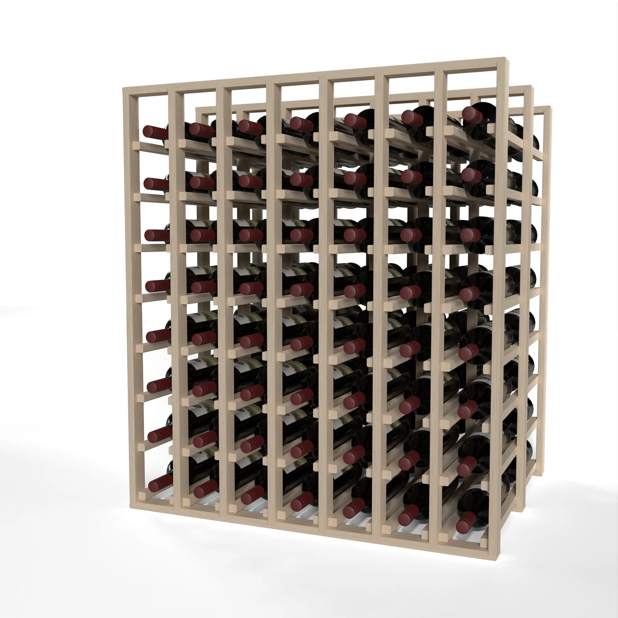 GrandCellar™ - 7 Column Full-Depth Double Deep Wine Rack - 36"