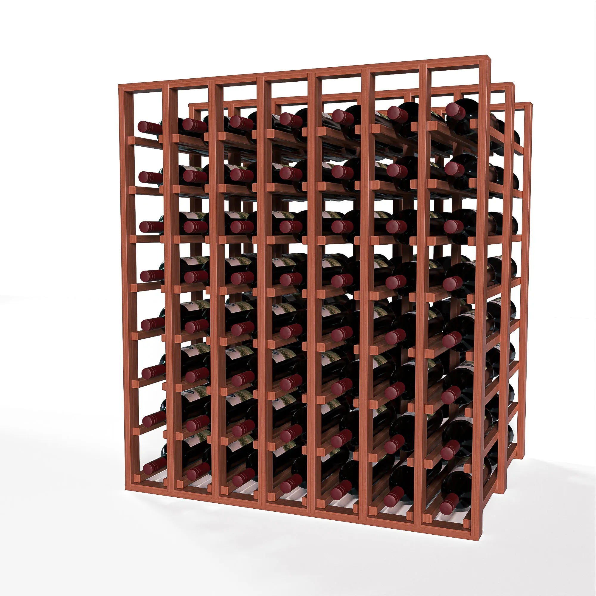 GrandCellar™ - 7 Column Full-Depth Double Deep Wine Rack - 36"