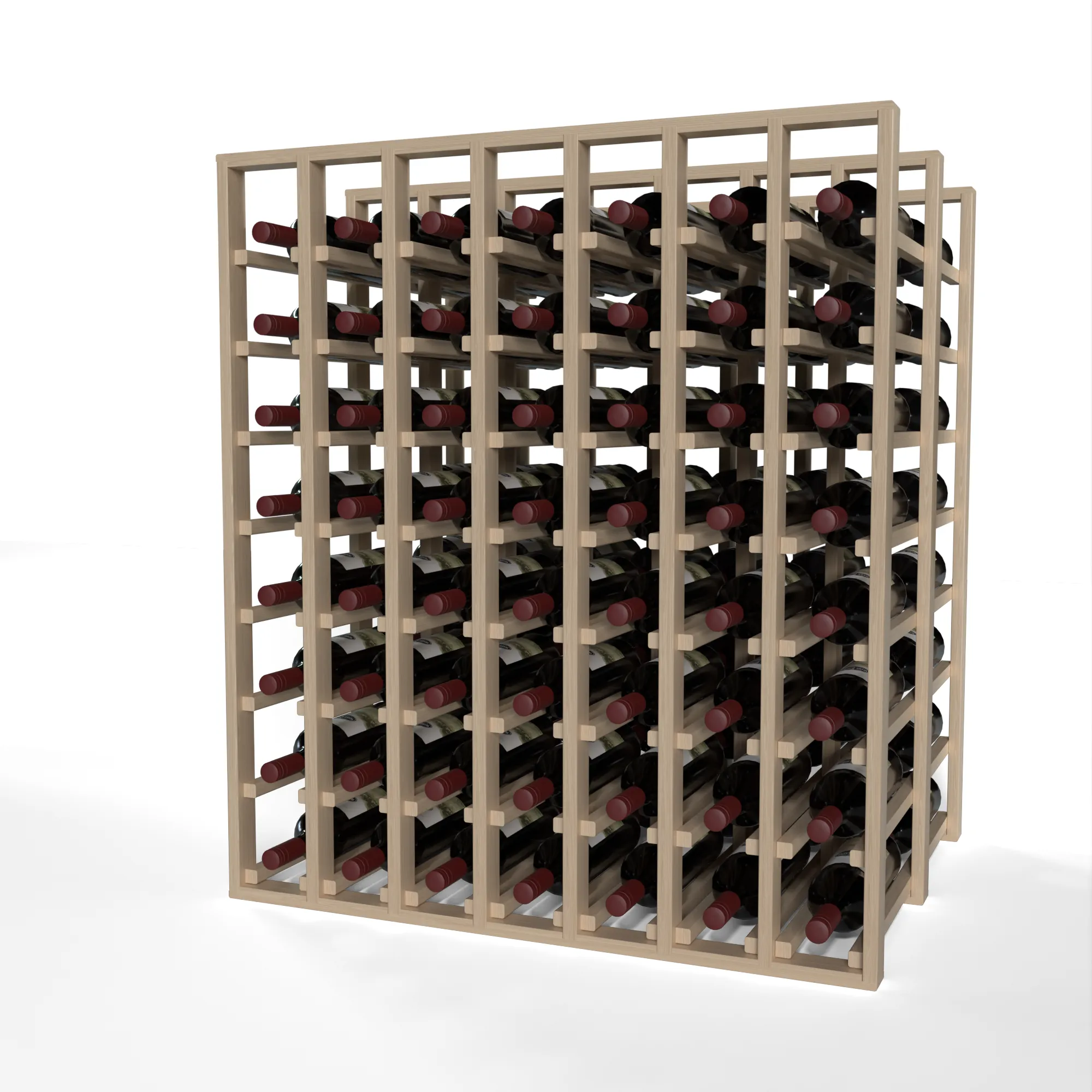 GrandCellar™ - 7 Column Full-Depth Double Deep Wine Rack - 36"
