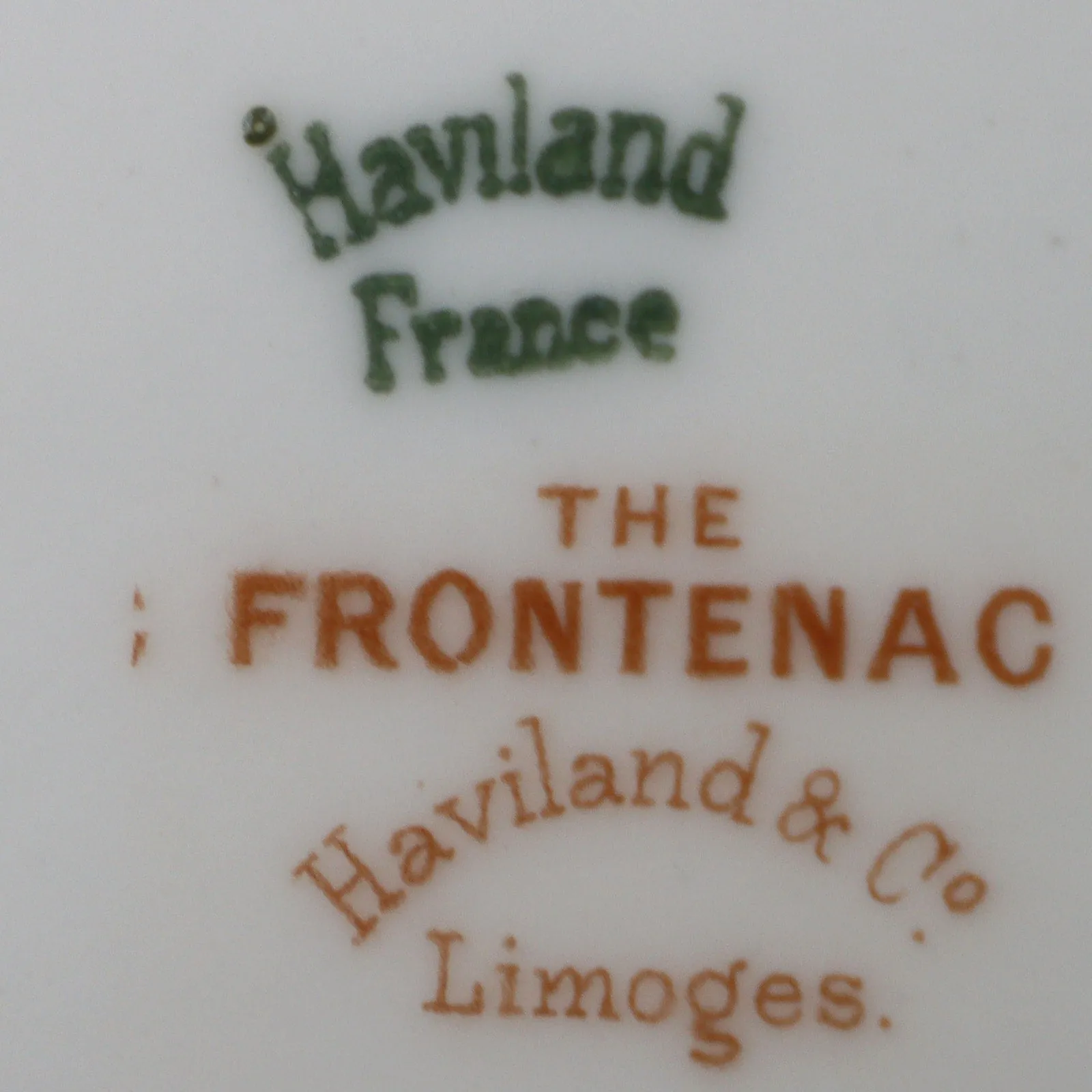Haviland The Frontenac Schleiger 31i Scalloped Oval 9" Vegatable Bowl  C. 1900