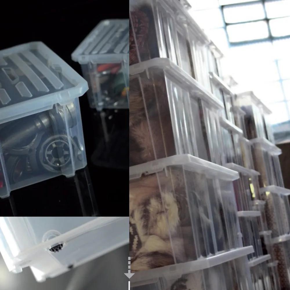 Household Transparent Cargobox with Lid