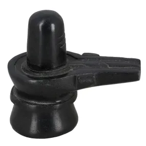 IndiaBigShop Hindu God Shiva Lingam Statue for Puja, Stone Carving, Portable Perfect for Traveling, Home Décor Statue