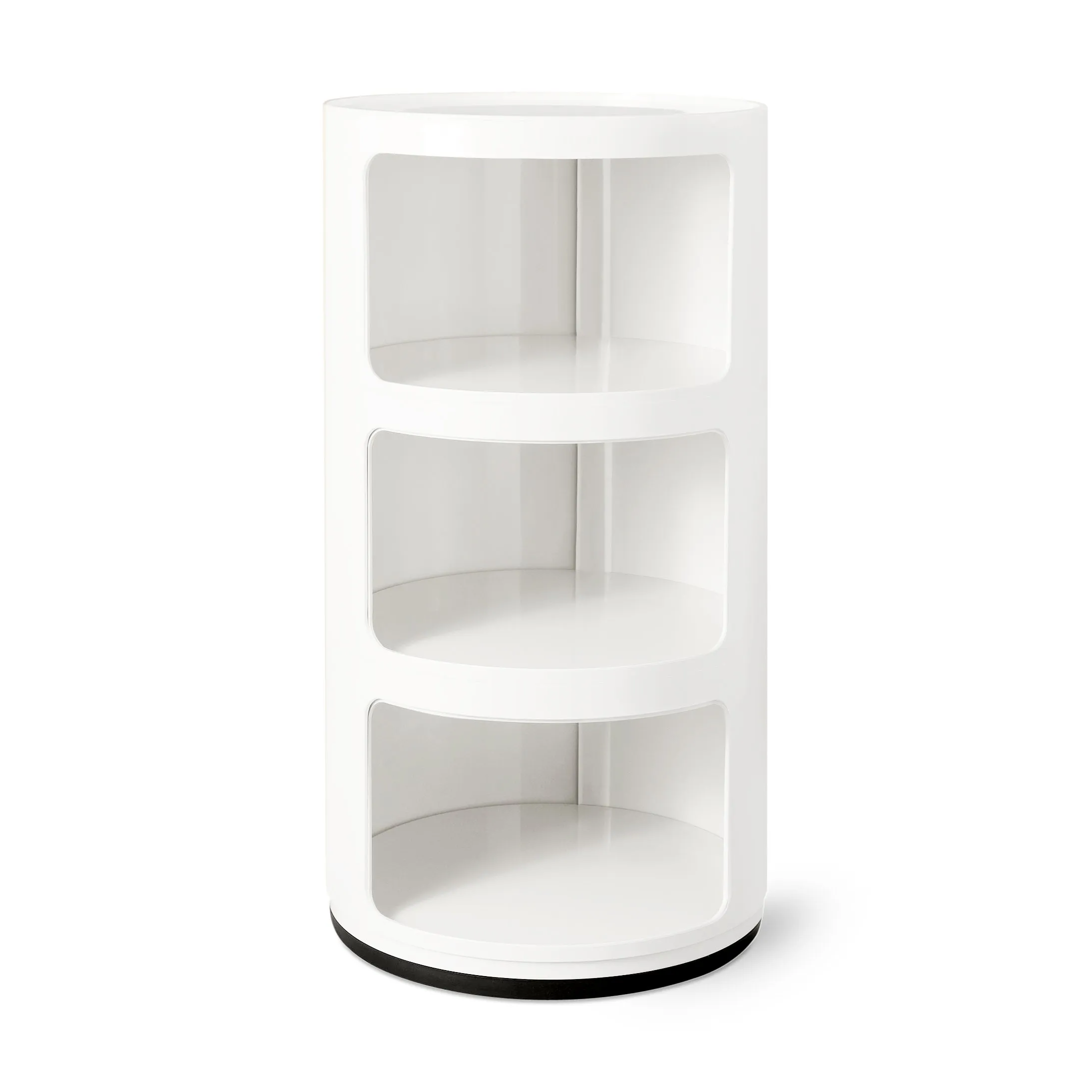 Kartell Componibili 3 Tier Storage - Black