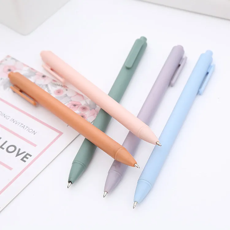 Kawaii Black Ink Pastel Pens