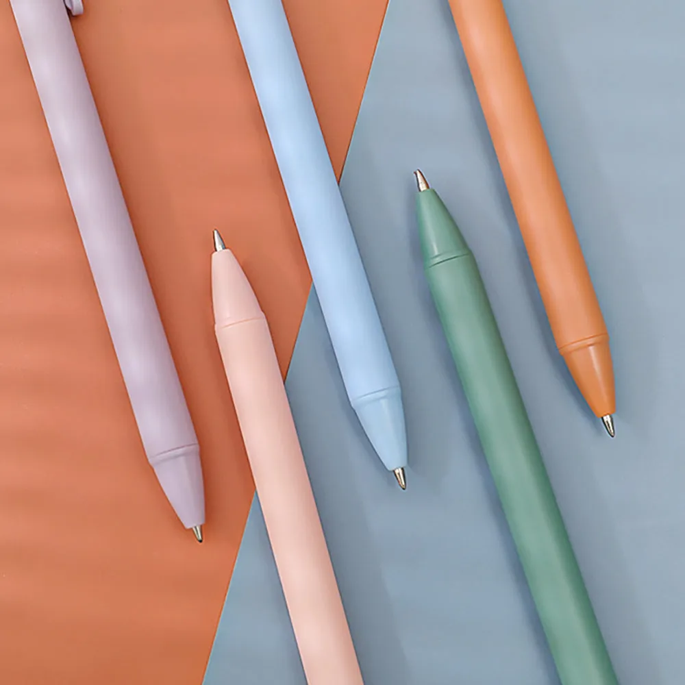 Kawaii Black Ink Pastel Pens