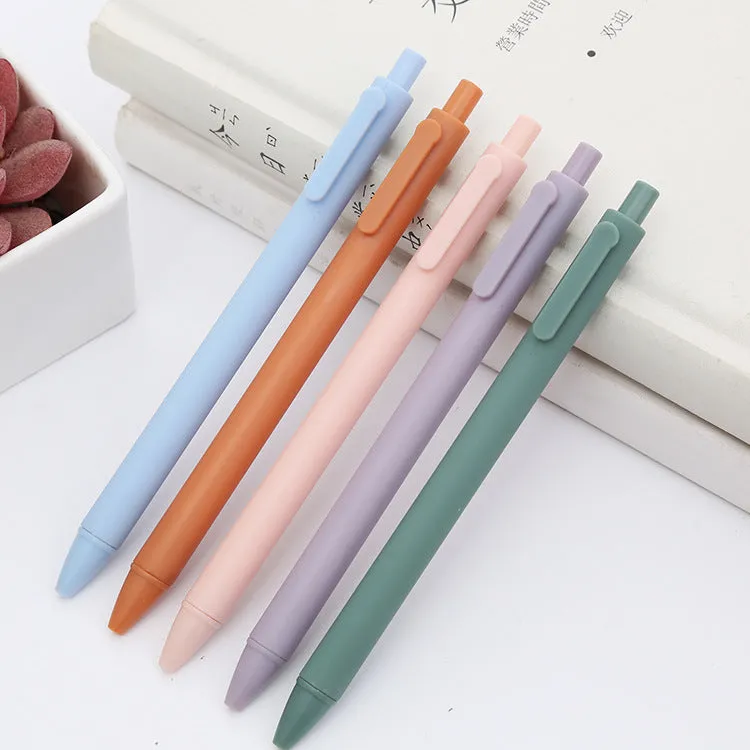 Kawaii Black Ink Pastel Pens