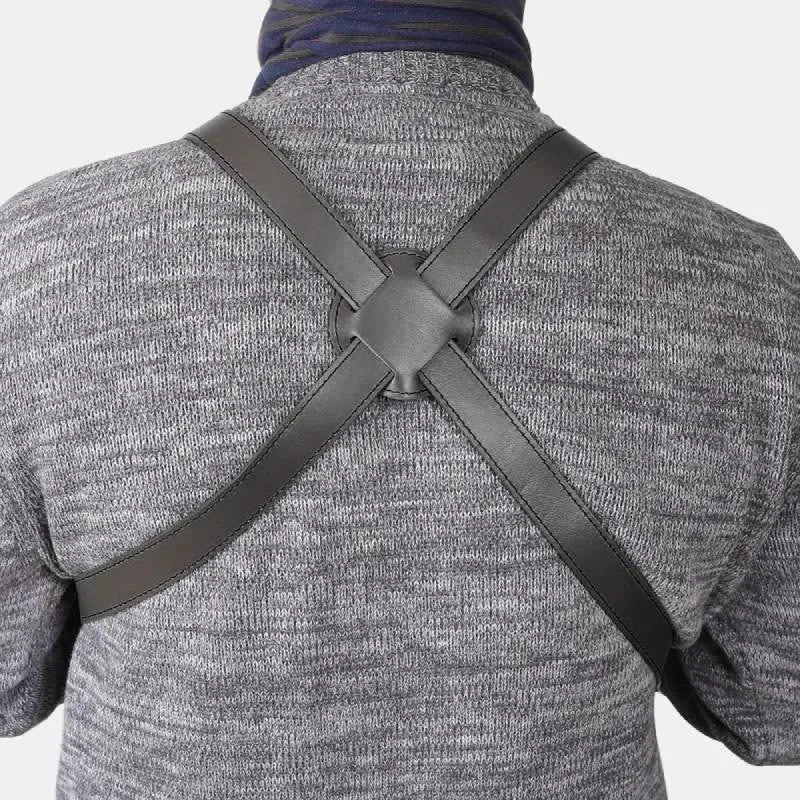 Leather Underarm Concealed Holster Adjustable Pocket Shoulder Armpit Bag