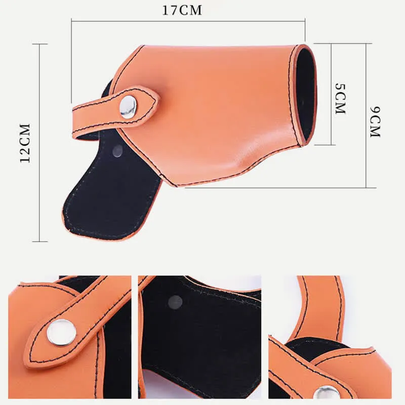 Leather Underarm Concealed Holster Adjustable Pocket Shoulder Armpit Bag