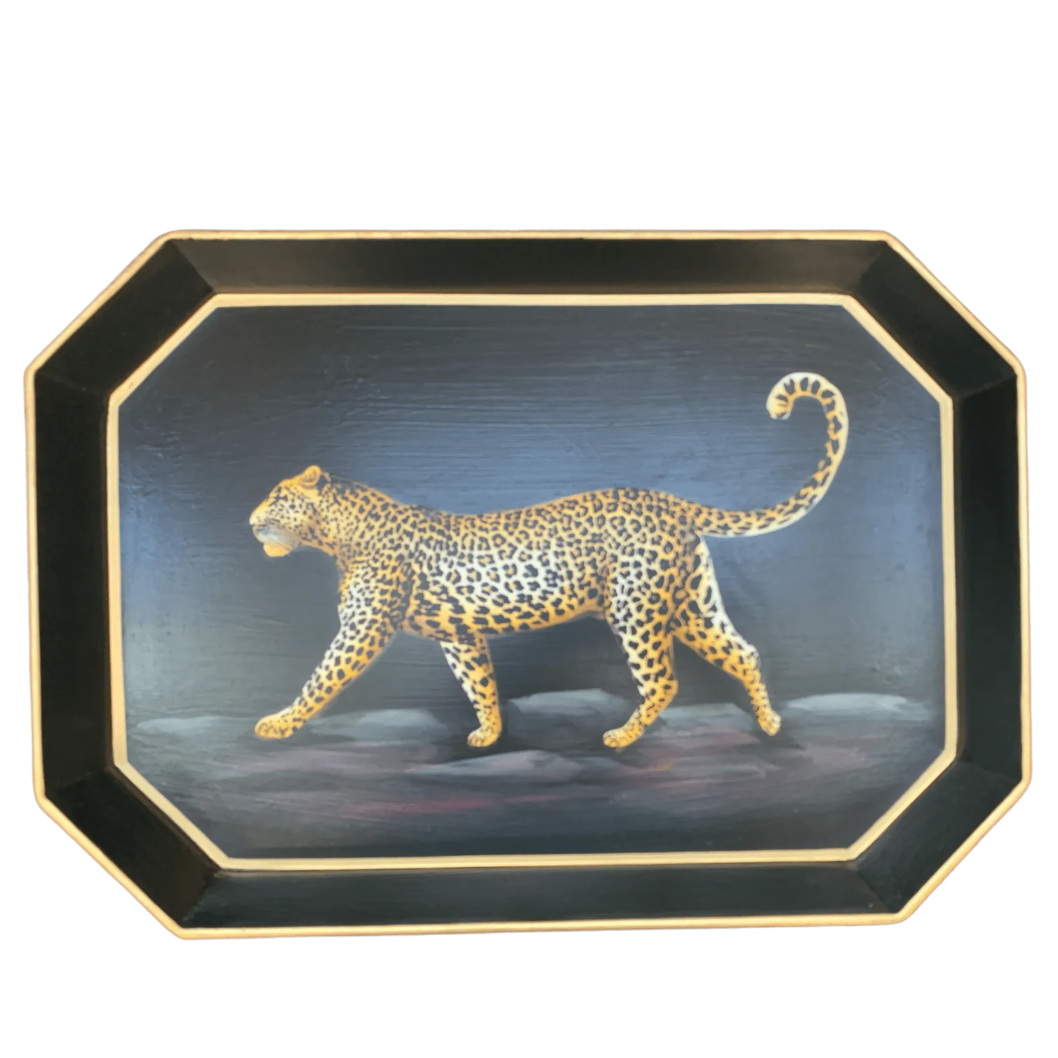 Leopard Iron Tray
