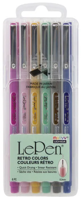 LePen, Retro, 6 colors