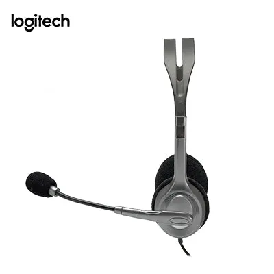 Logitech H110 Stereo Headset with 3.5mm Jacks