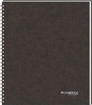 Mead Cambridge 1-Subject Wirebound Business Notebook' Lgl Rule' Ltr' We' 80 Pages