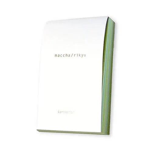 Memoterior Colors Memo Pad - maccha / rikyu