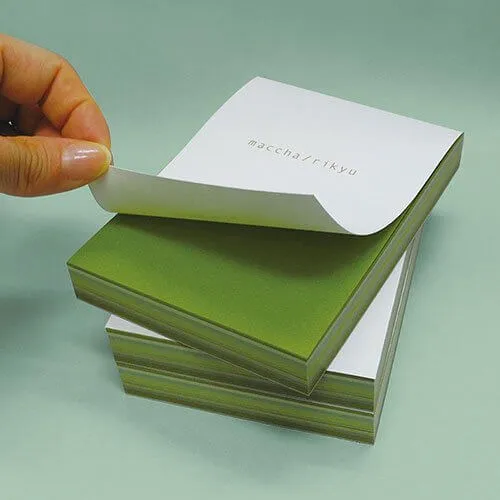 Memoterior Colors Memo Pad - maccha / rikyu