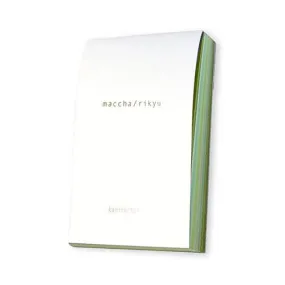 Memoterior Colors Memo Pad - maccha / rikyu