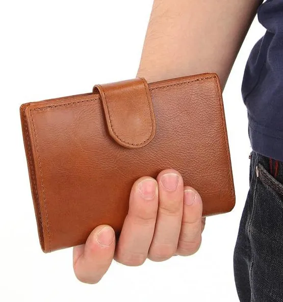 Men's Vintage Genuine Leather Multifunctional Wallet