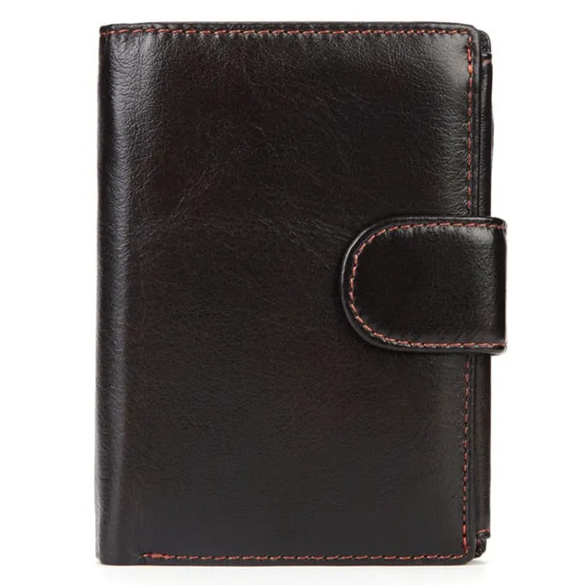 Men's Vintage Genuine Leather Multifunctional Wallet
