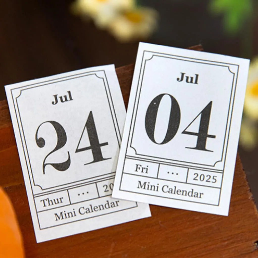 Mini Calendar 2025