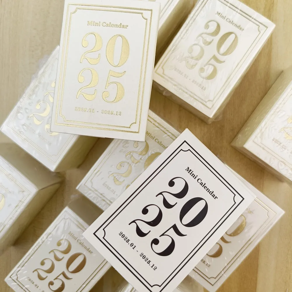 Mini Calendar 2025