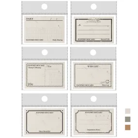 Mo·card Time Show Series Notes Notes Notes Message Notes Notes