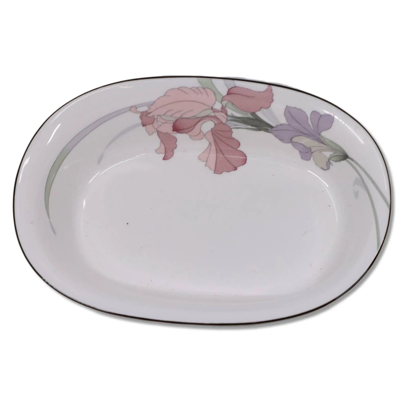 Noritake 9091 New Decade Cafe Du Soir Oval Vegetable Bowl Vintage