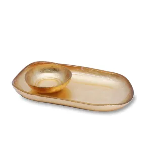 OVAL FOIL LEAF PLATTER