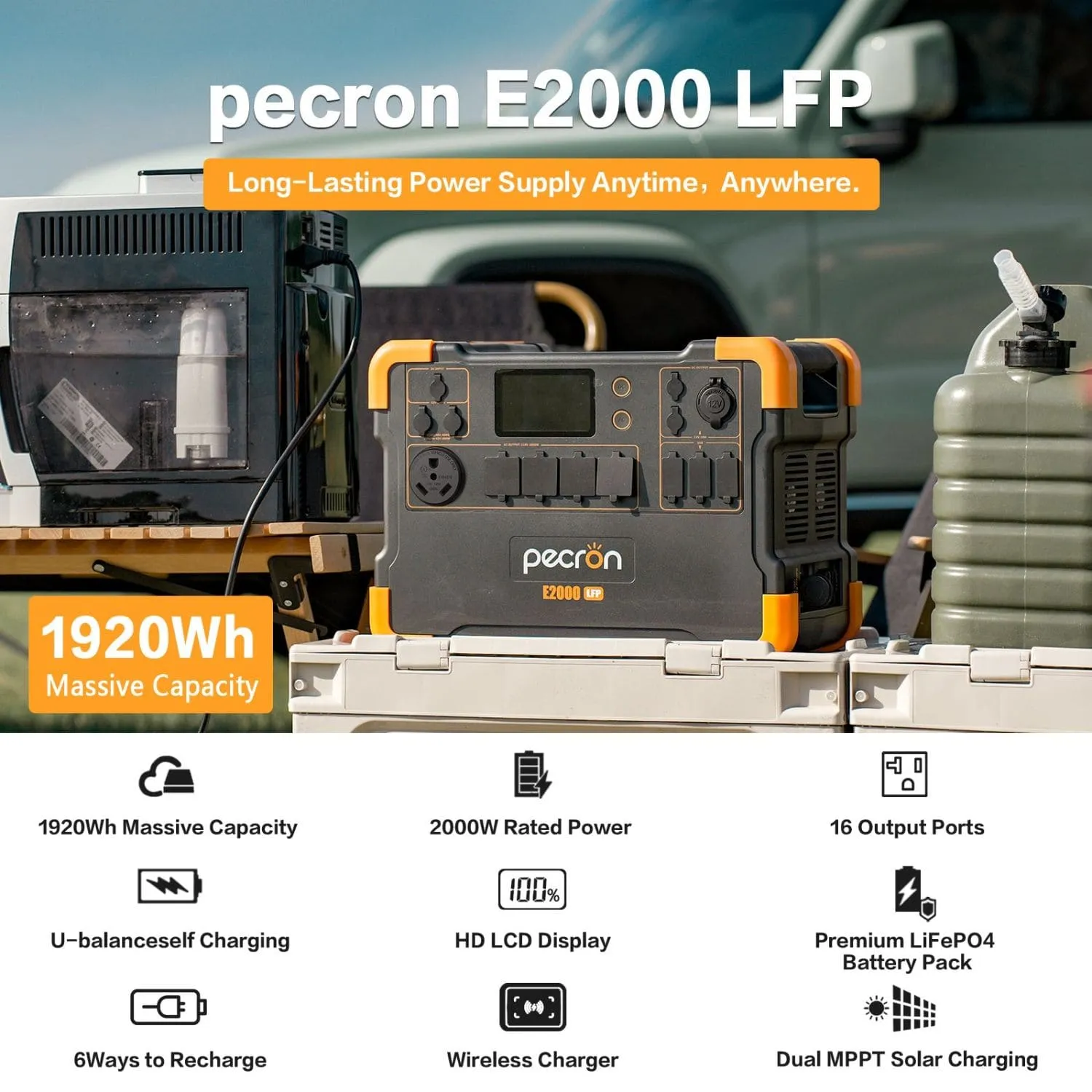 Pecron E2000LFP Portable Power Station