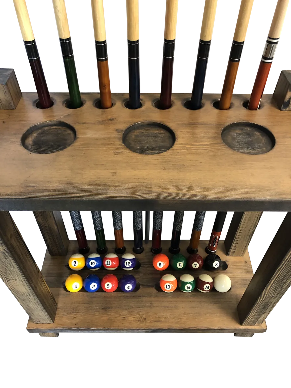 Playcraft Premium Hardwood Billiard Floor Rack