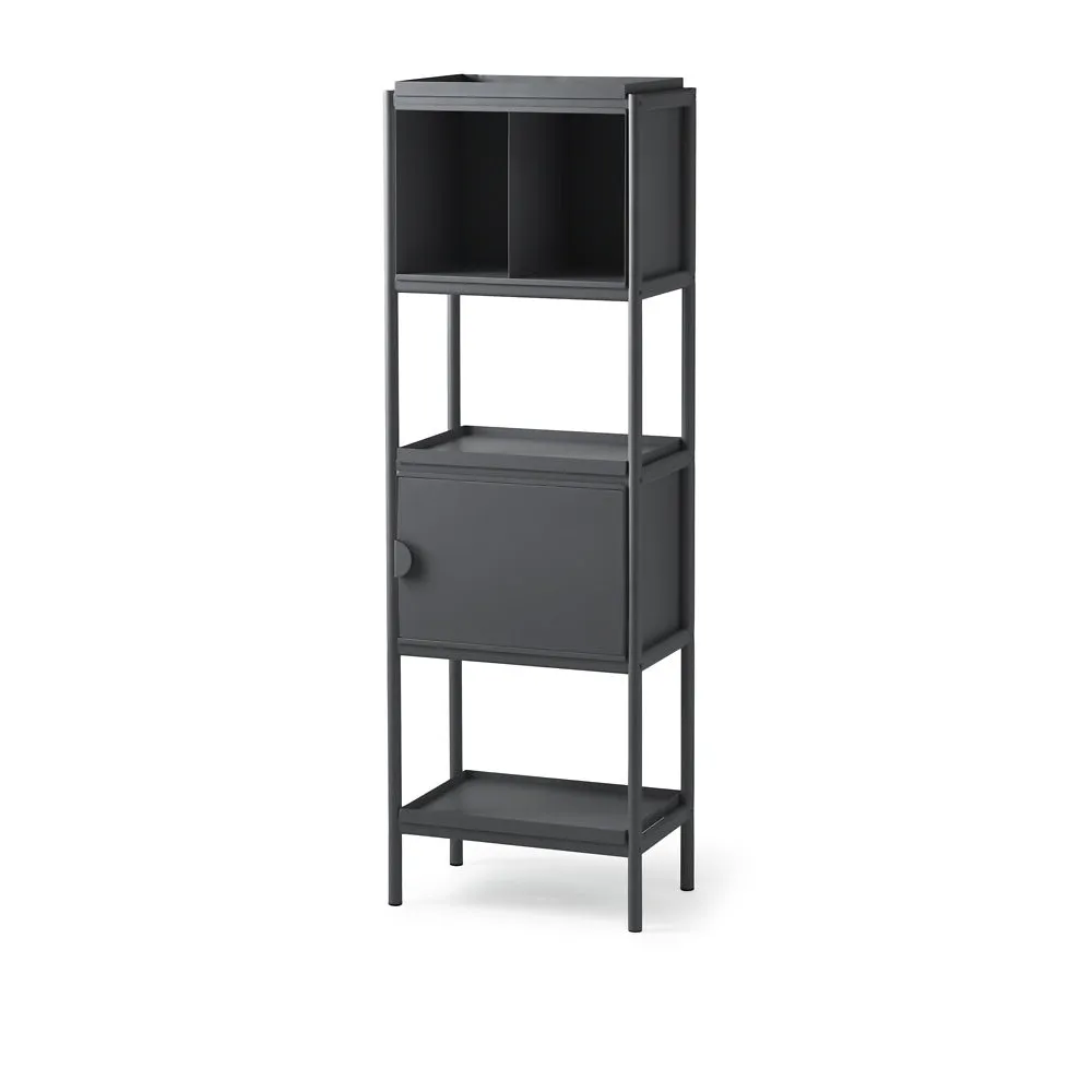 Pols Potten Tall Toss Cabinet in Black Metal