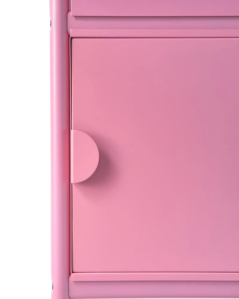 Pols Potten Tall Toss Cabinet in Pink Metal