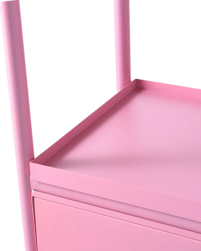 Pols Potten Tall Toss Cabinet in Pink Metal