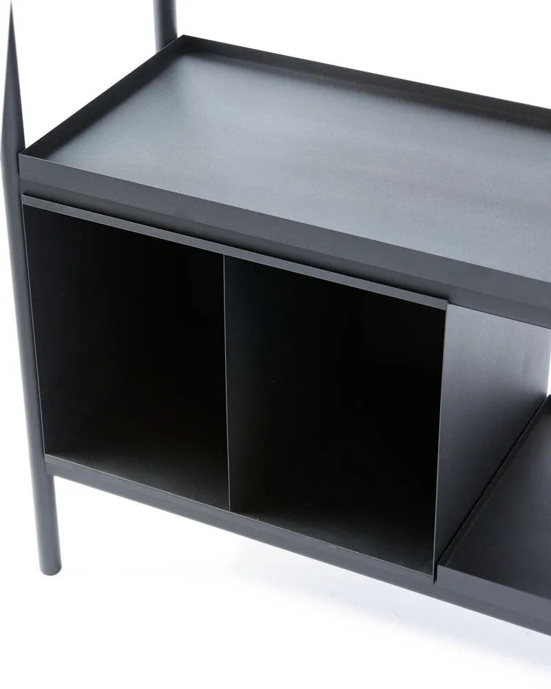 Pols Potten Wide Toss Cabinet in Black Metal