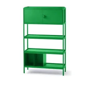 Pols Potten Wide Toss Cabinet in Green Metal