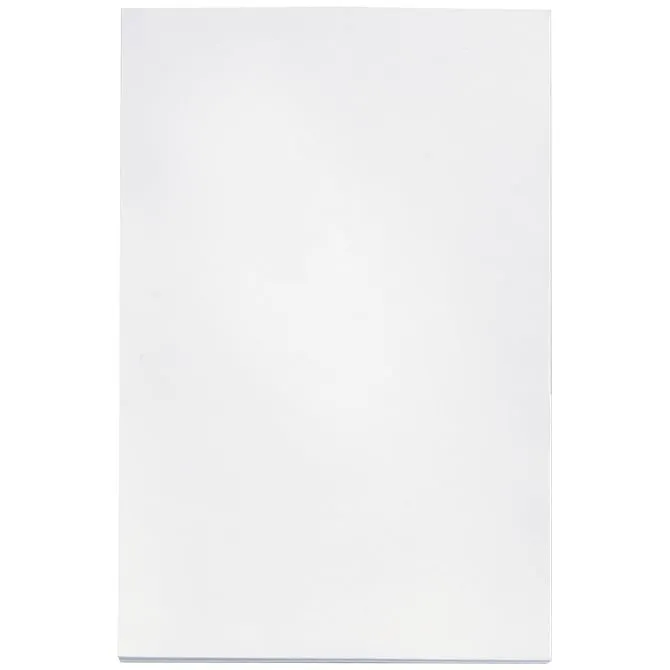 Premium 4" x 6" White Scratch Pad - Portable Unruled Notepad for Notes, Doodling, Drawing, Office, Home, School - Professional Grade Sketch Pad - 100 Sheets/Pad