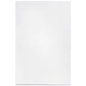 Premium 4" x 6" White Scratch Pad - Portable Unruled Notepad for Notes, Doodling, Drawing, Office, Home, School - Professional Grade Sketch Pad - 100 Sheets/Pad