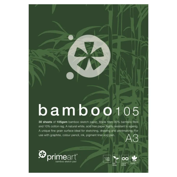 Prime Art Bamboo Sketch Pads 105gsm