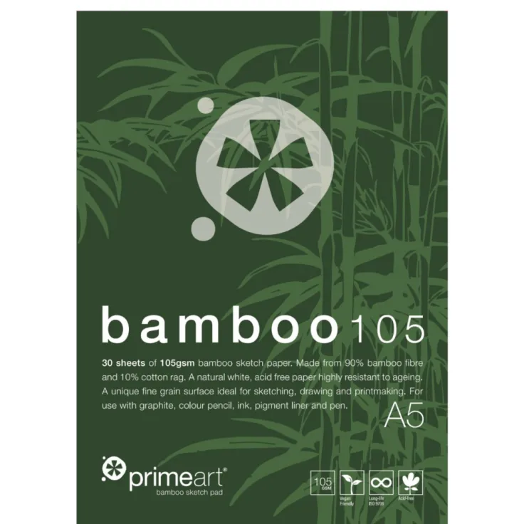 Prime Art Bamboo Sketch Pads 105gsm