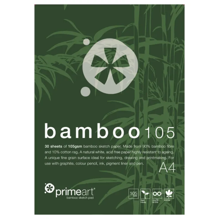 Prime Art Bamboo Sketch Pads 105gsm
