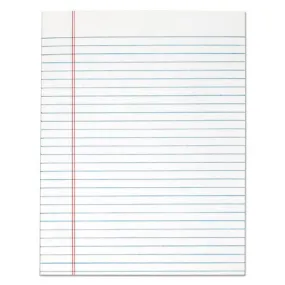 "the Legal Pad" Glue Top Pads, Wide-legal Rule, 8.5 X 11, White, 50 Sheets, 12-pack