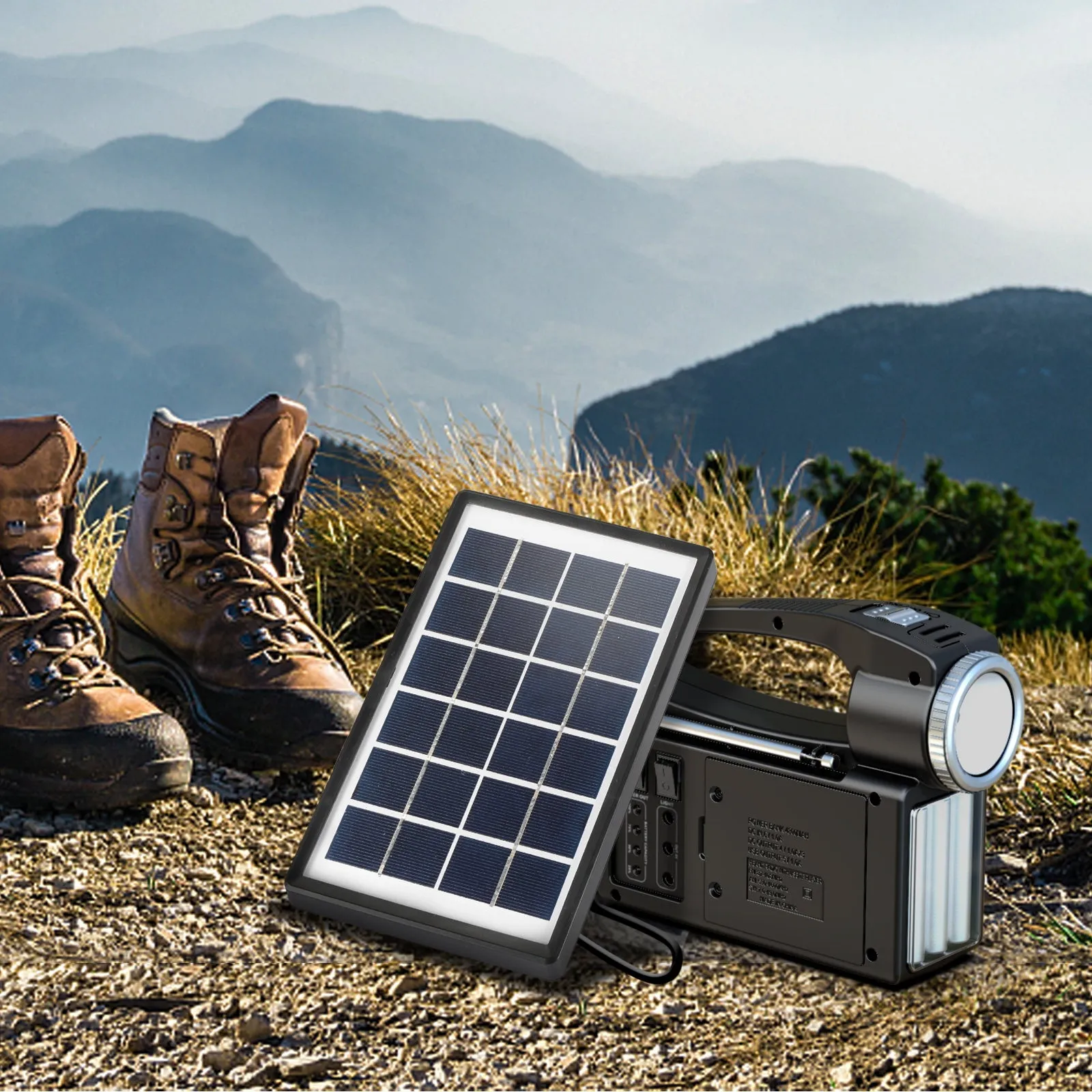 Raddy RF-L3 Portable Solar Generator | with Solar Panel | Flashlight  Music Player [DISCONTINUED]