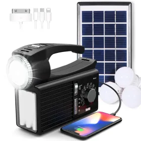 Raddy RF-L3 Portable Solar Generator | with Solar Panel | Flashlight  Music Player [DISCONTINUED]